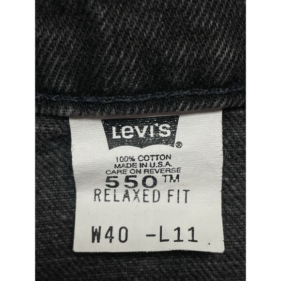 Vintage Levi's 550 Relaxed Fit Orange Tab Shorts Men's Size 40 USA Made '96 - Picture 9 of 10